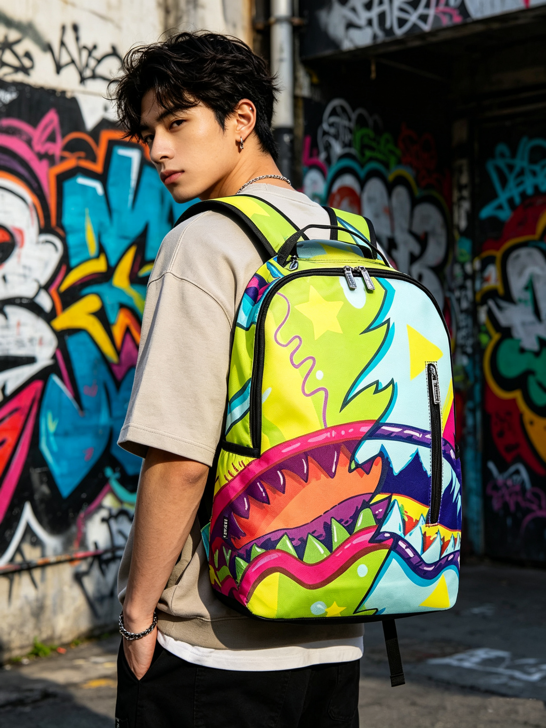 Women Accessories Organizer - New Trendy Street-Style Design Backpack for