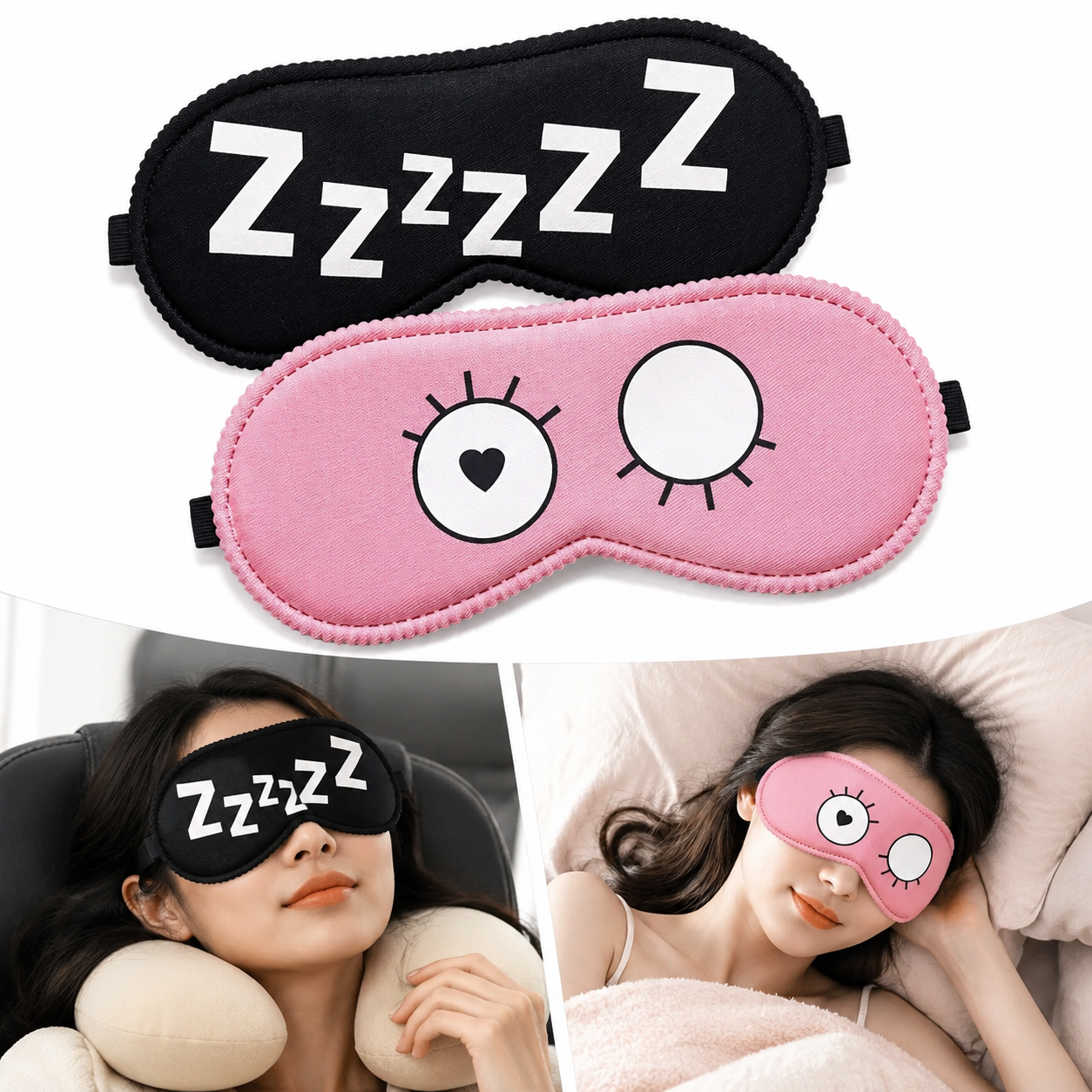 Women Accessories To Gift - Cartoon Eye Mask. Students Wear and