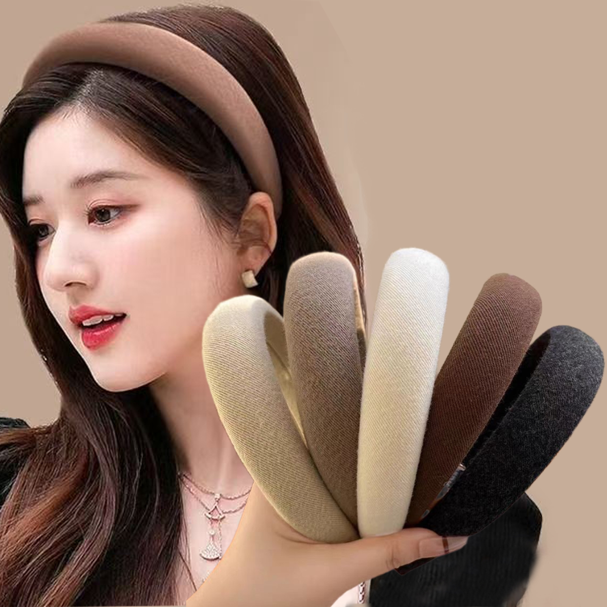 Women'S Accessories Go Outdoors - Wide-brimmed Fabric Autumn/winter Hairband Women Wild