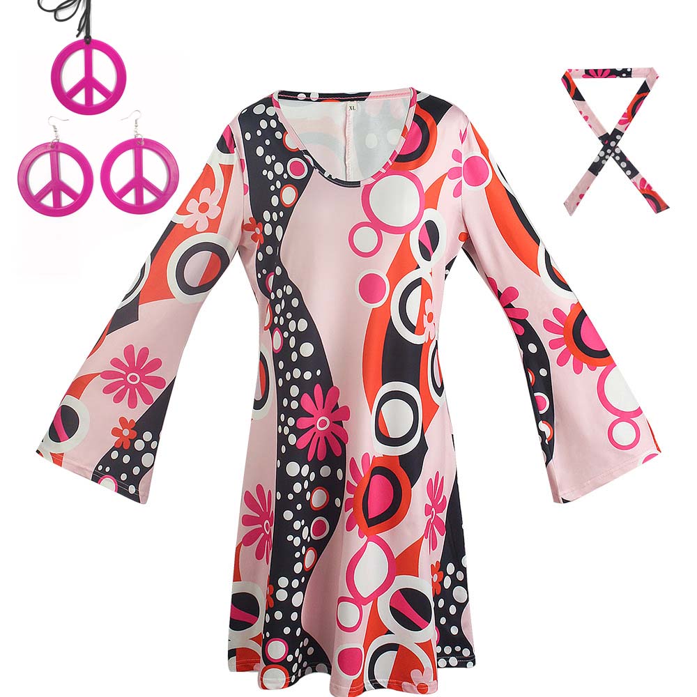 Halloween Retro 60s 70s Disco  - مراجعة Women'S Accessories In The 60S وسعره