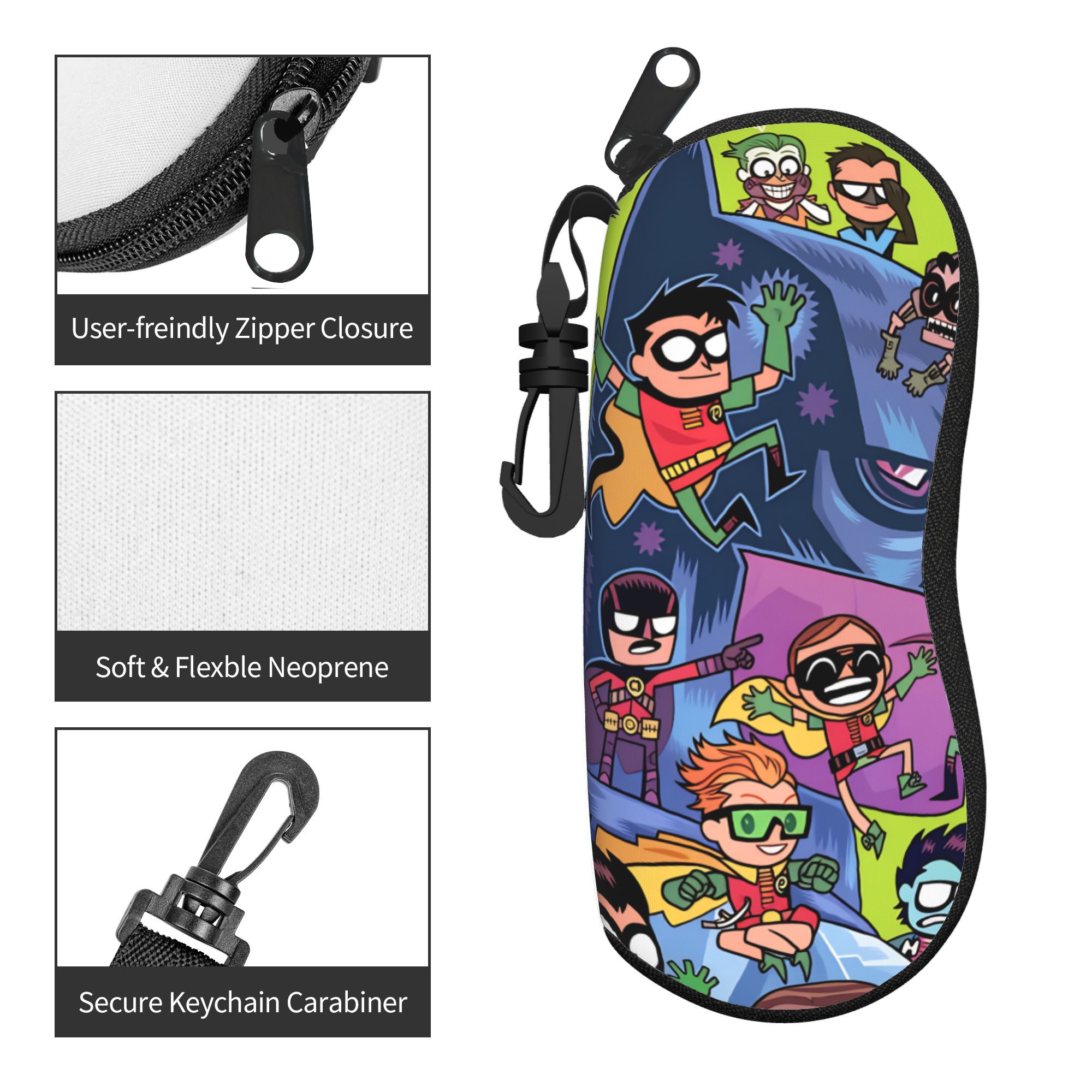 Teens Titans Go  Glasses Case  - مراجعة Women'S Accessories Go Outdoors وسعره
