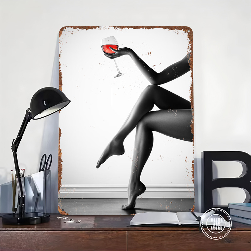 Elegant Woman With Wine Glass  - مراجعة Women Accessories Poster وسعره