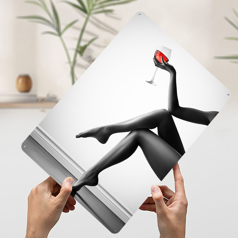 Elegant Woman With Wine Glass  - مراجعة Women Accessories Poster وسعره