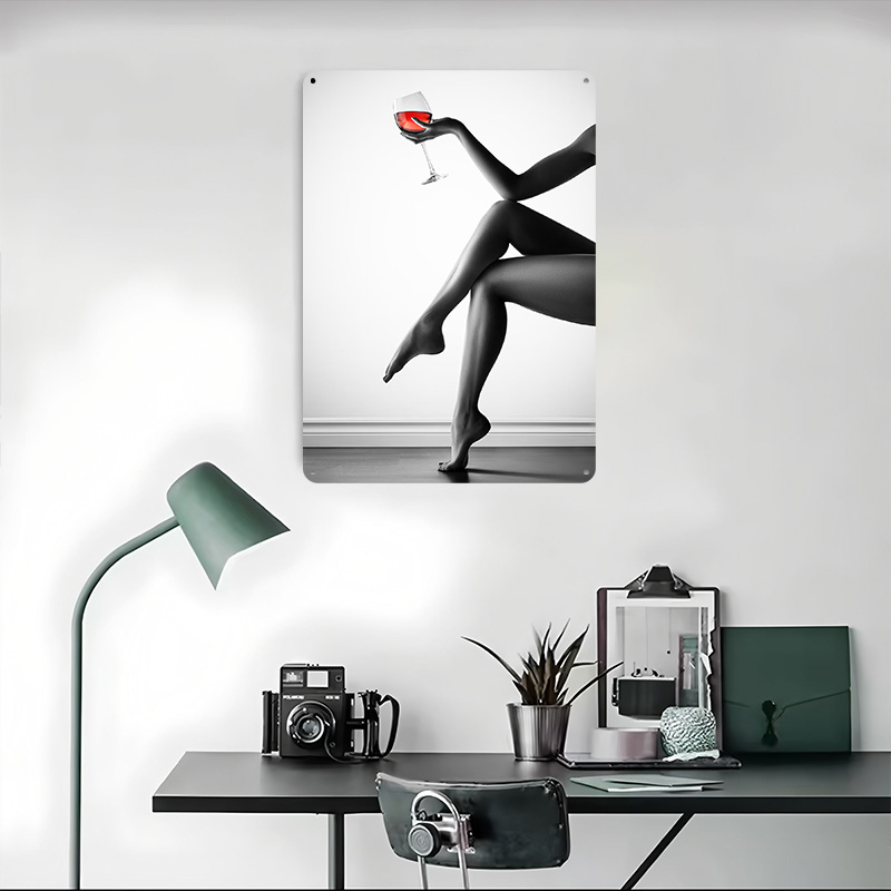 Elegant Woman With Wine Glass  - مراجعة Women Accessories Poster وسعره