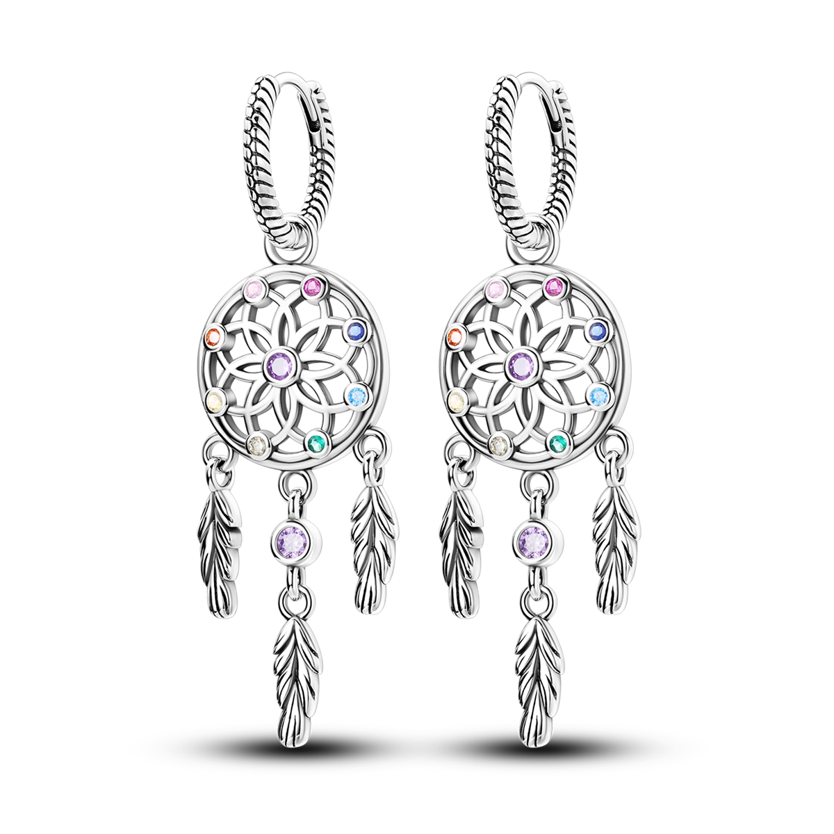 925 Sterling Silver Dreamcatch - مراجعة Tassel Earrings Boho وسعره