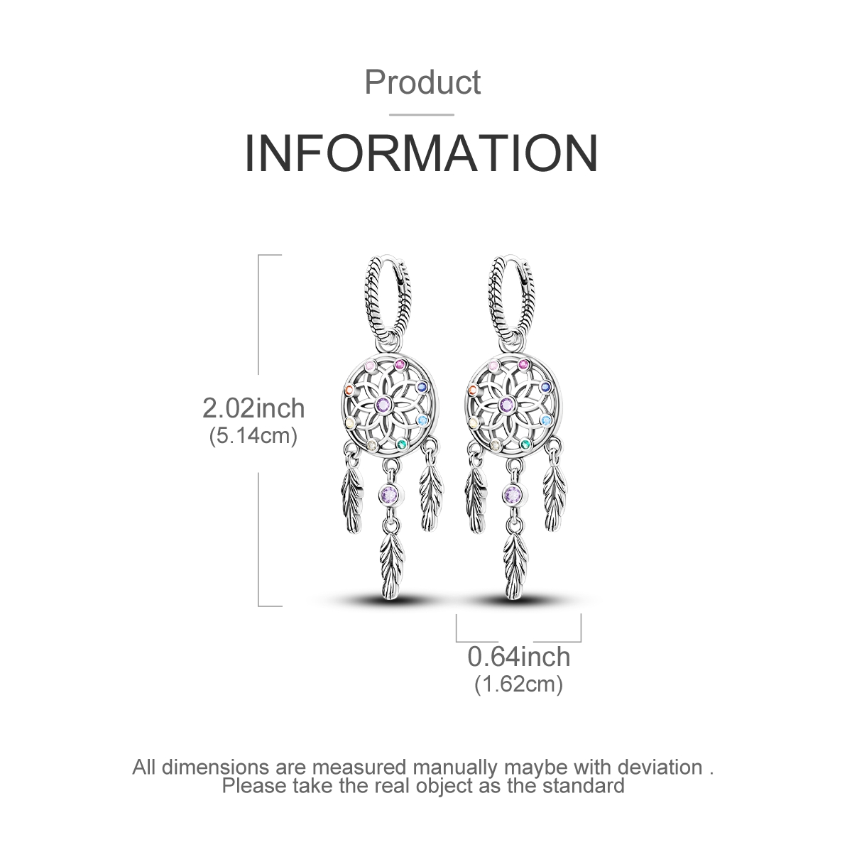 925 Sterling Silver Dreamcatch - مراجعة Tassel Earrings Boho وسعره