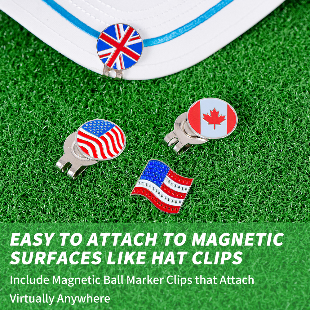 Caiton 4Pcs Golf Hat Clips Mag - مراجعة Women'S Golf Accessories وسعره