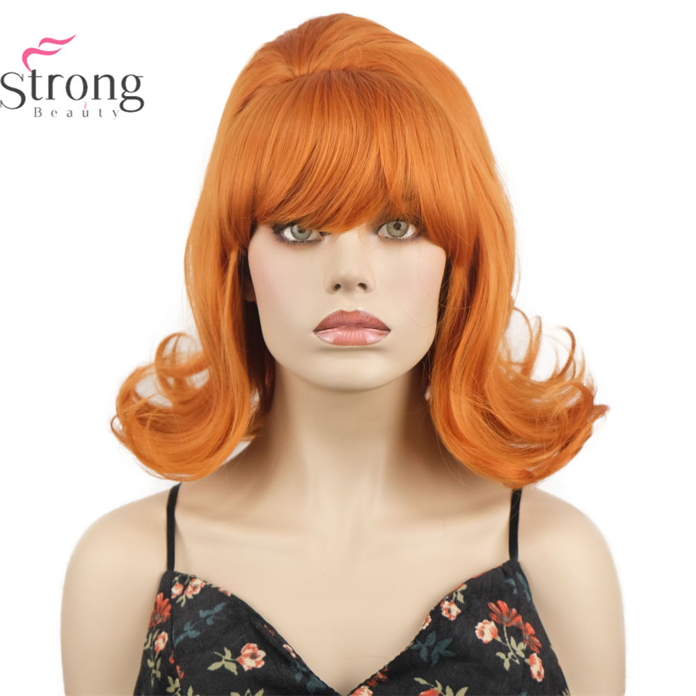 Orange Wig Women 60s Wig Short - مراجعة Women'S Accessories In The 60S وسعره