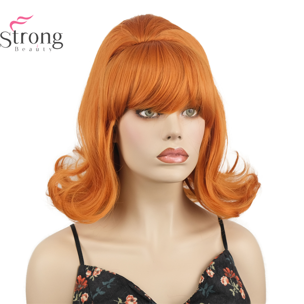 Orange Wig Women 60s Wig Short - مراجعة Women'S Accessories In The 60S وسعره