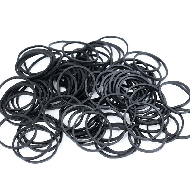 100Pcs Black Rubber Band,Elast - مراجعة Hair Band Elastic وسعره