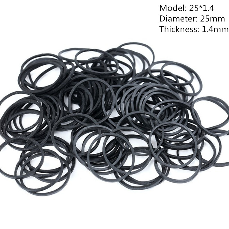 100Pcs Black Rubber Band,Elast - مراجعة Hair Band Elastic وسعره