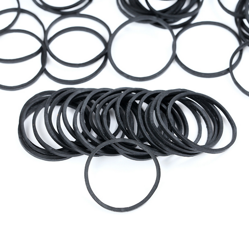 100Pcs Black Rubber Band,Elast - مراجعة Hair Band Elastic وسعره