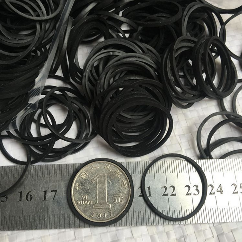 100Pcs Black Rubber Band,Elast - مراجعة Hair Band Elastic وسعره