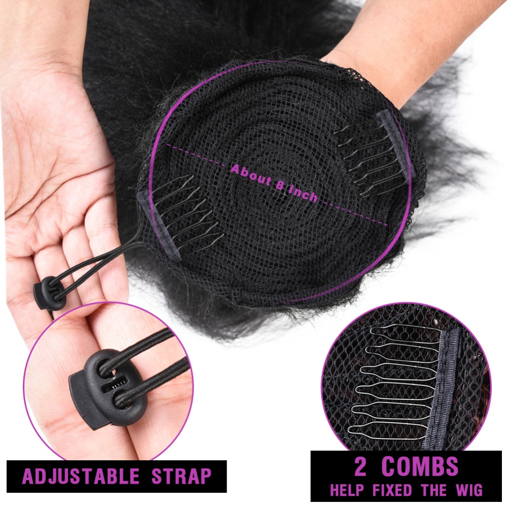 Drawstring Ponytail Hair Exten - مراجعة Hair Band Elastic وسعره