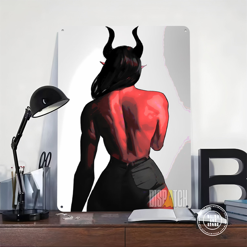 Red-skinned Demon Woman Back V - مراجعة Women Accessories Poster وسعره