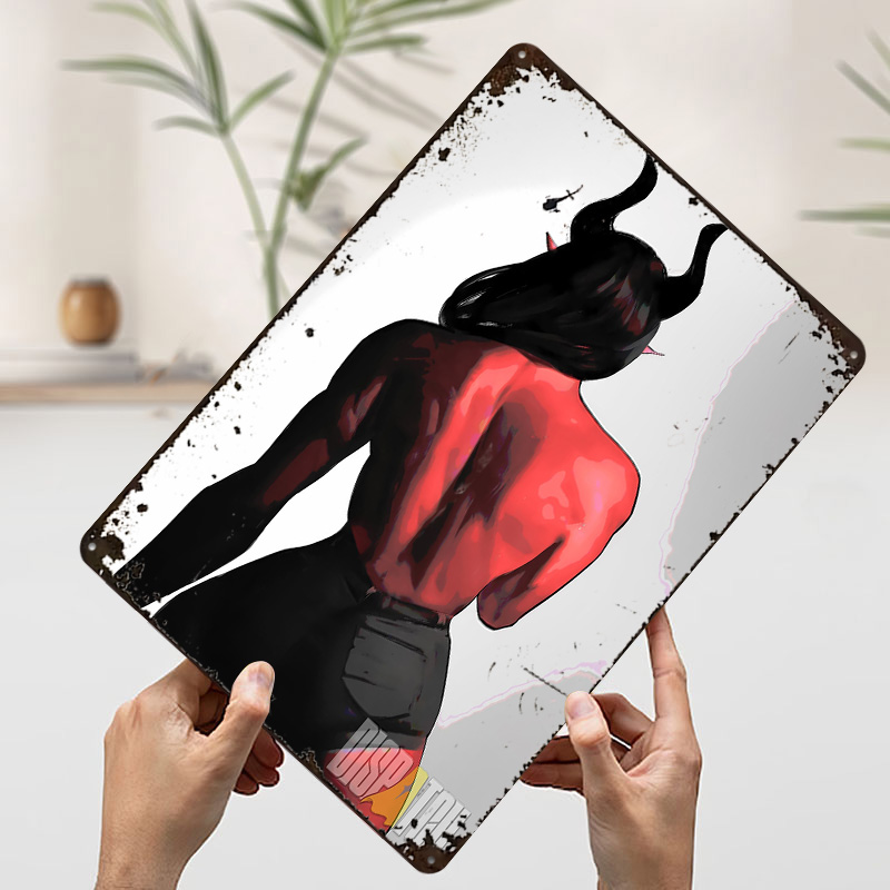 Red-skinned Demon Woman Back V - مراجعة Women Accessories Poster وسعره