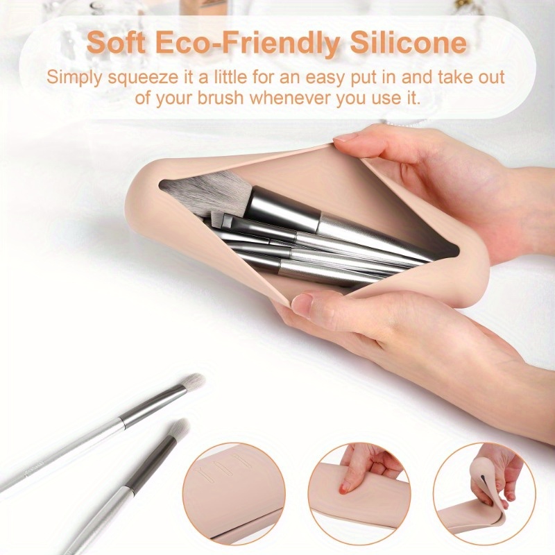 Travel Makeup Brush Holder,Sil - مراجعة Women Accessories Organizer وسعره