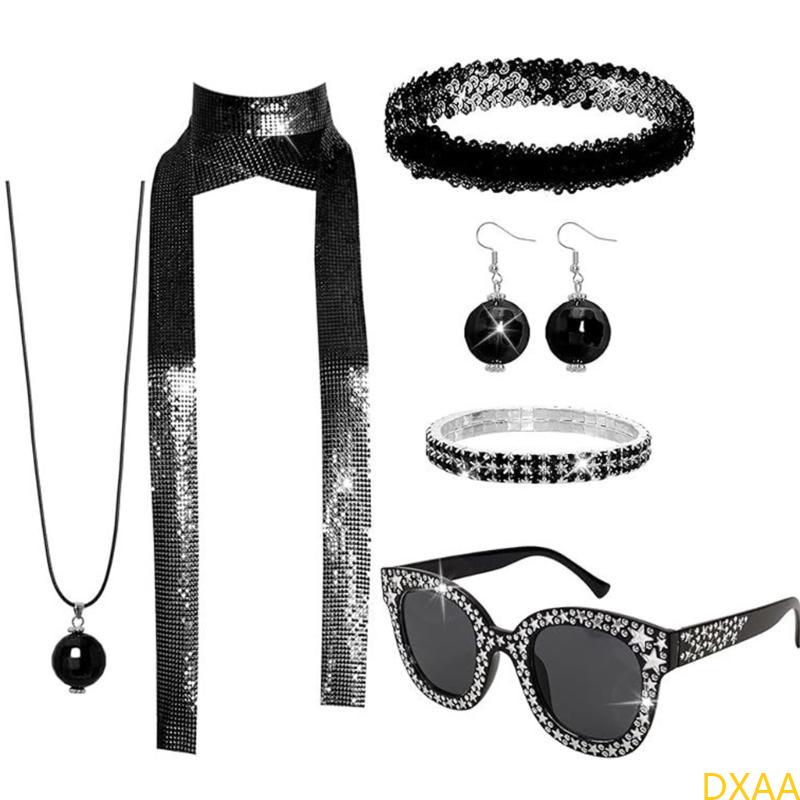 DXAA 60s 70s 80s Disco Accesso - مراجعة Women'S Accessories In The 60S وسعره