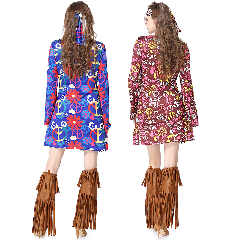 Halloween Disco Dress 70s 60s  - مراجعة Women'S Accessories In The 60S وسعره