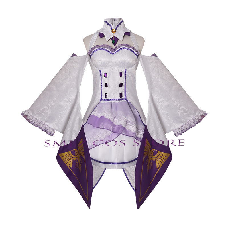 Emilia Cosplay Anime Re Zero K - مراجعة Women Accessories Set وسعره