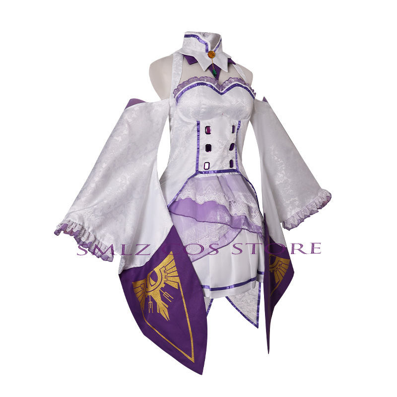 Emilia Cosplay Anime Re Zero K - مراجعة Women Accessories Set وسعره