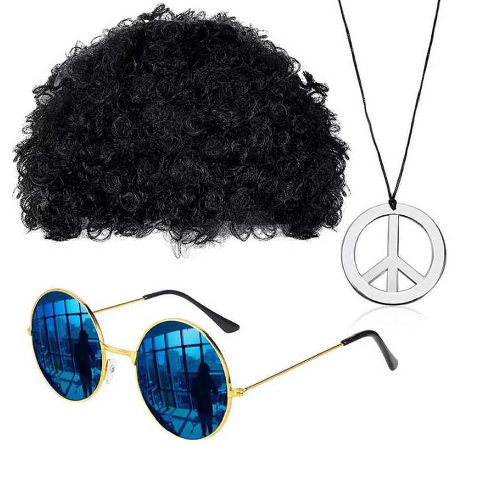 Hippie 60S Accessory Set Wig S - مراجعة Women'S Accessories In The 60S وسعره