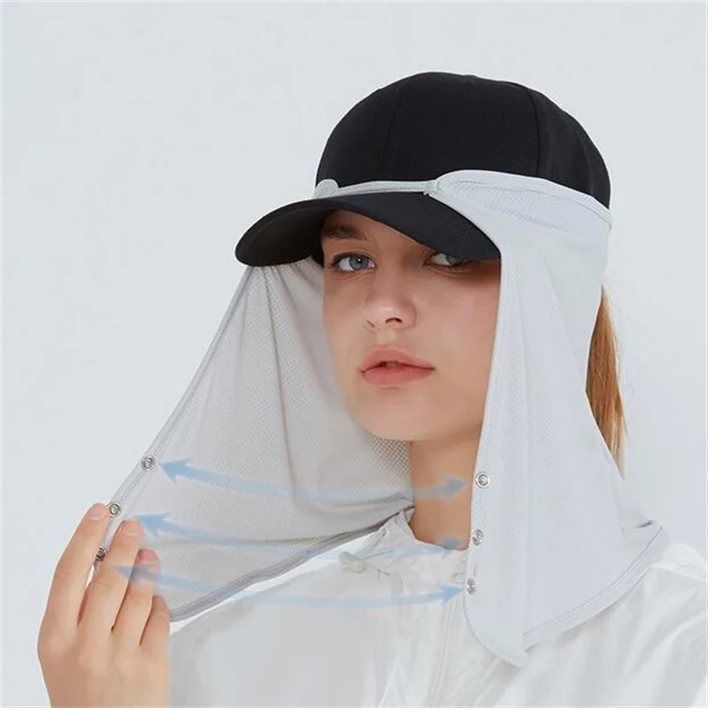 Quick Drying Fishing Cap Face  - مراجعة Women'S Golf Accessories وسعره