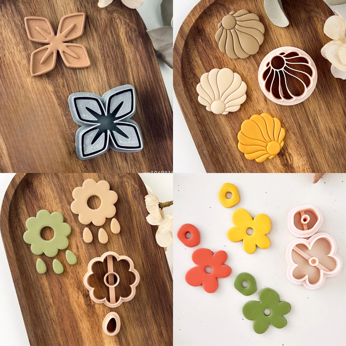 Lily Shape Polymer Clay Cutter - مراجعة Tassel Earrings Boho وسعره