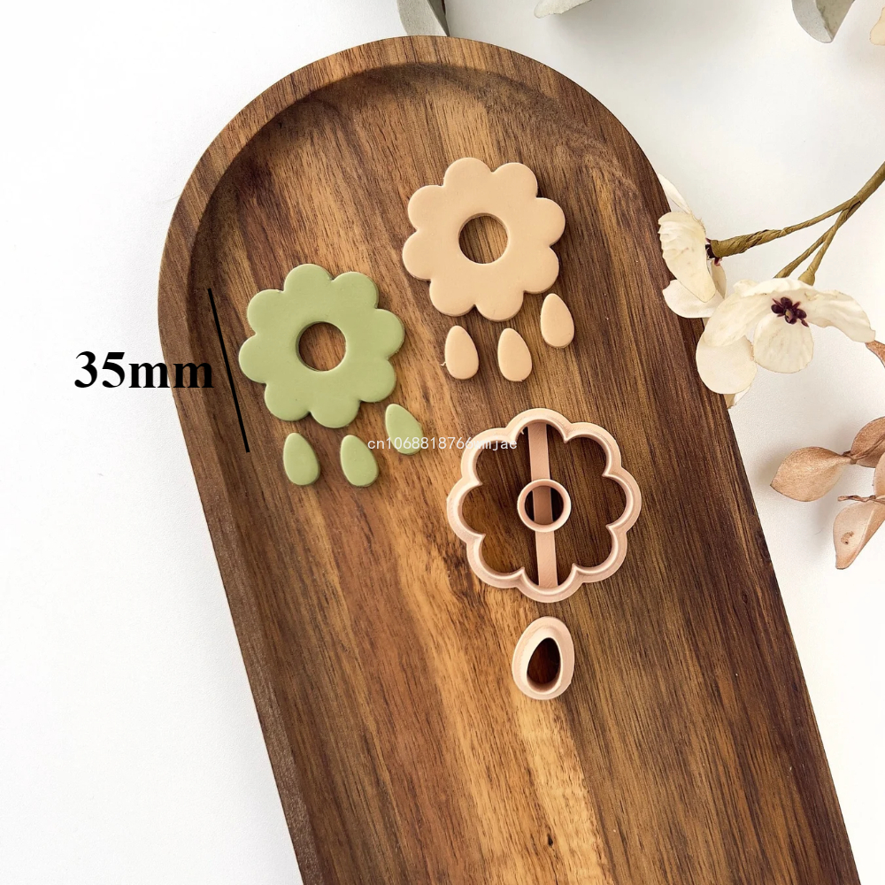 Lily Shape Polymer Clay Cutter - مراجعة Tassel Earrings Boho وسعره