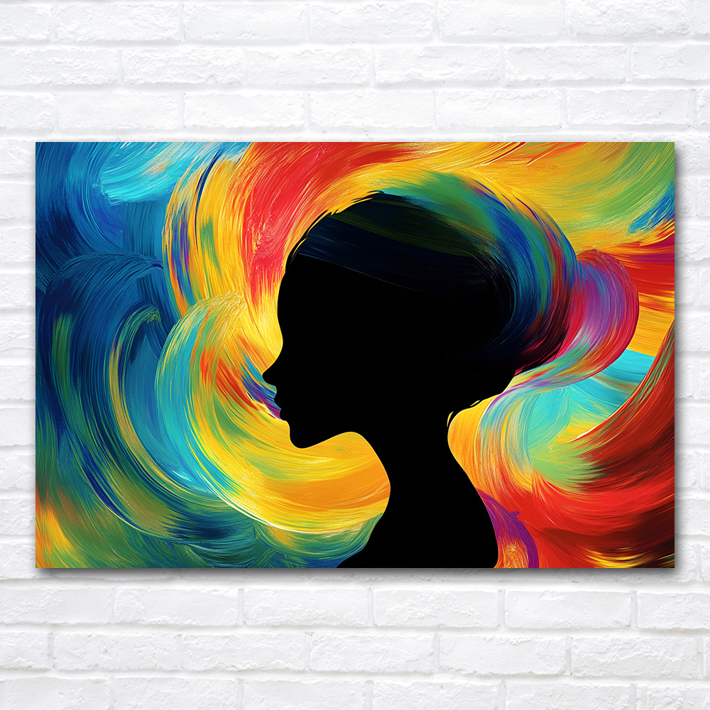 Colorful Artwork Abstract Woma - مراجعة Women Accessories Poster وسعره
