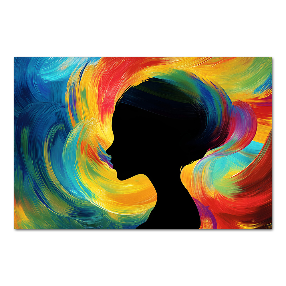 Colorful Artwork Abstract Woma - مراجعة Women Accessories Poster وسعره