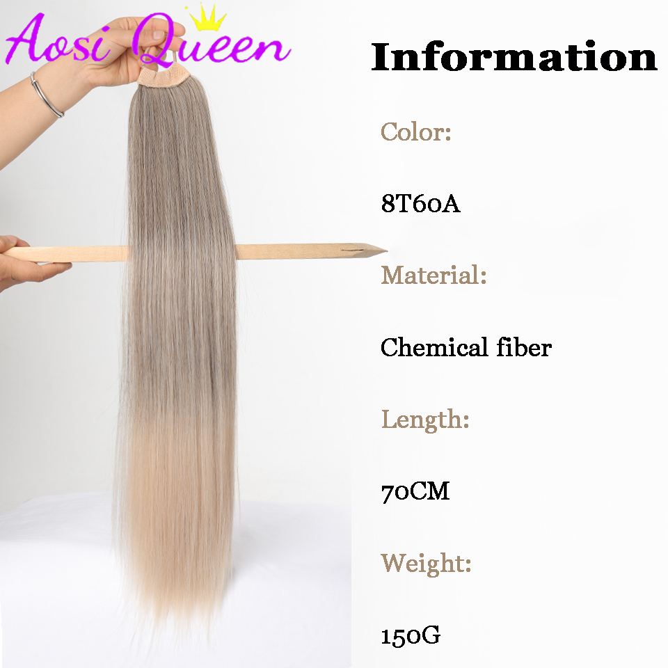AOSI  Wig Ponytail Female 2024 - مراجعة Hair Band Elastic وسعره