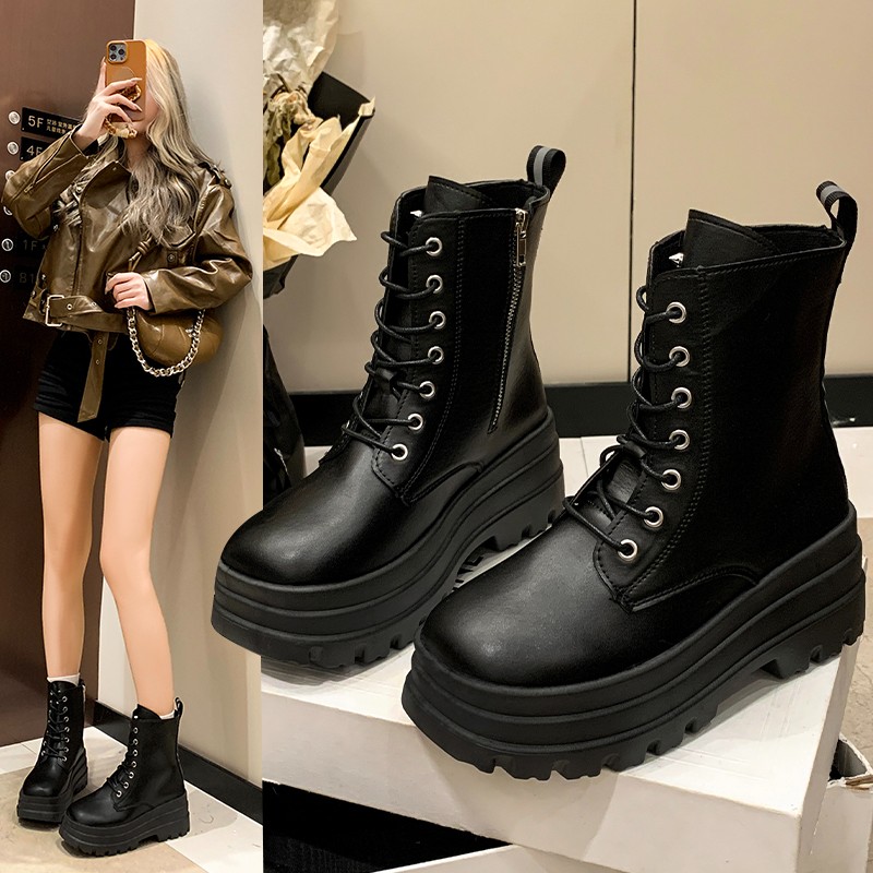 Fall/Winter New Side Zip Platf - مراجعة Women'S Ankle Accessories وسعره
