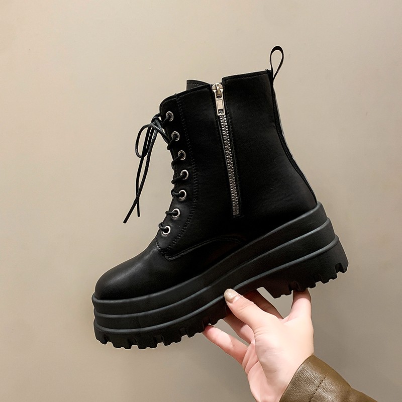 Fall/Winter New Side Zip Platf - مراجعة Women'S Ankle Accessories وسعره