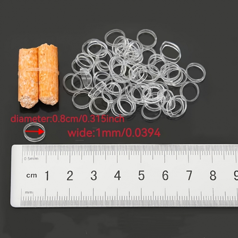 500/1500pcs Silicone High-Elas - مراجعة Hair Band Elastic وسعره