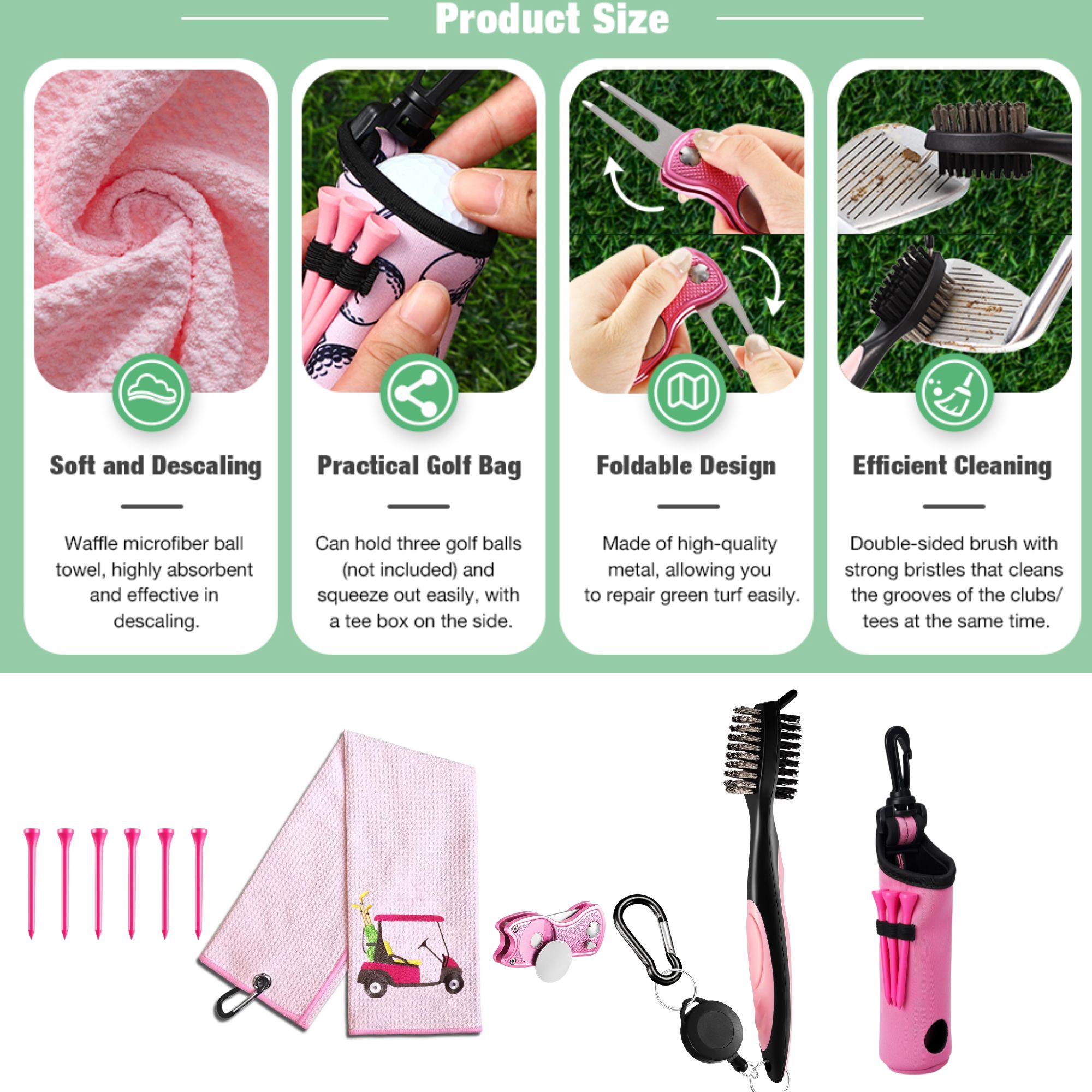 10 Pcs Golf Accessories Kit, I - مراجعة Women'S Golf Accessories وسعره
