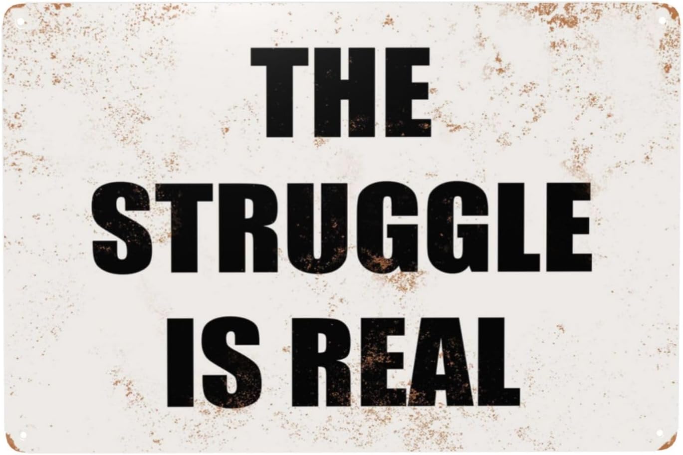 The Struggle is Real Funny Ret - مراجعة Women Accessories Poster وسعره