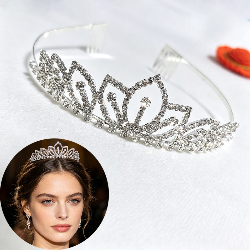 Silver Color Sparkling Rhinest - مراجعة Women Accessories To Gift وسعره