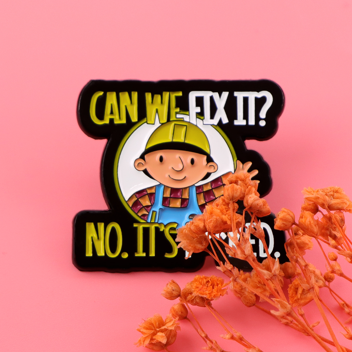 Repairman Enamel Pin Funny Quo - مراجعة Women Accessories Quotes وسعره