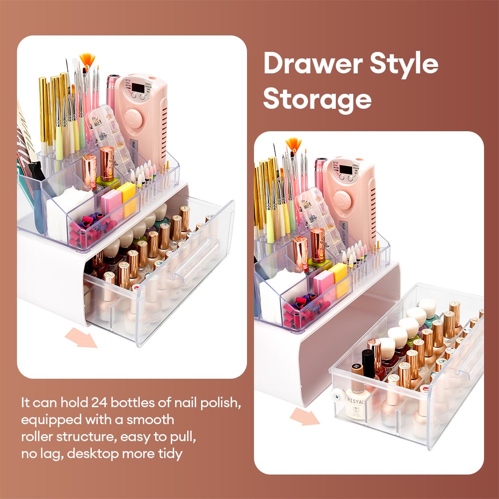 Acrylic Storage Rack Nail Art  - مراجعة Women Accessories Organizer وسعره