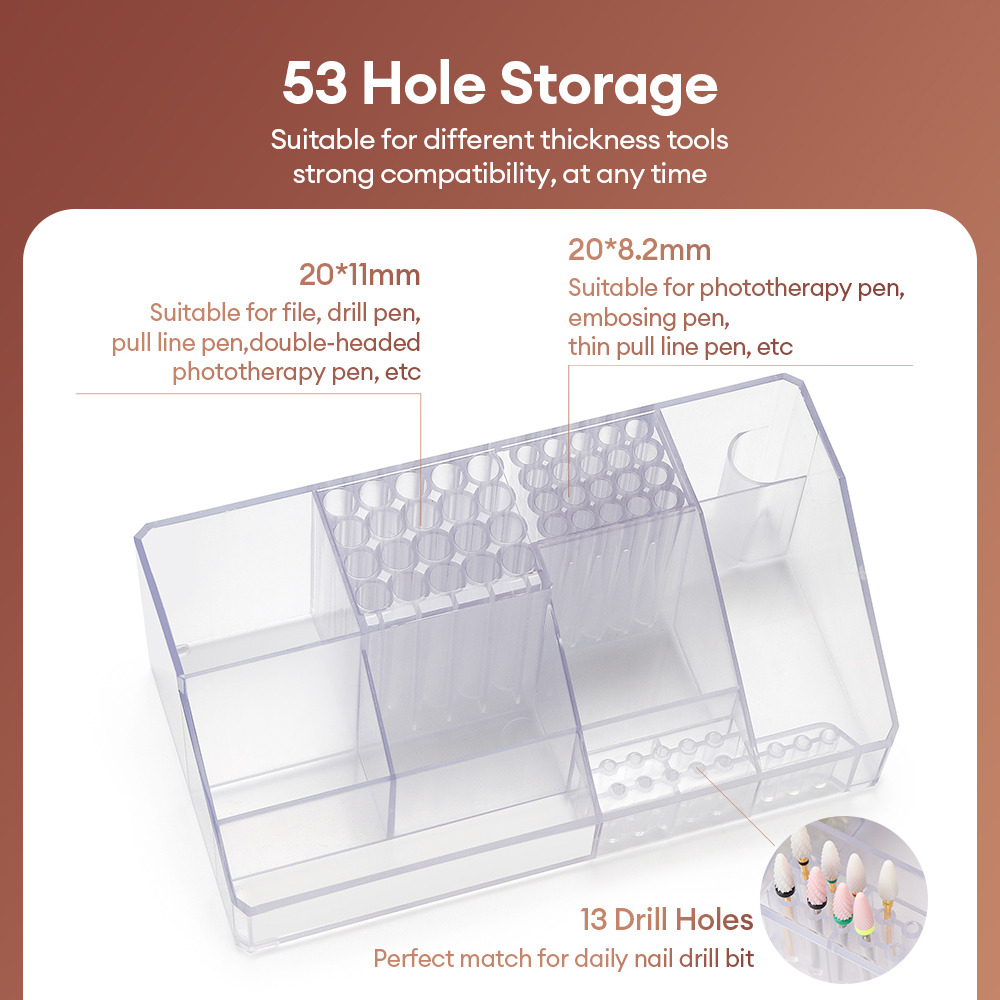 Acrylic Storage Rack Nail Art  - مراجعة Women Accessories Organizer وسعره