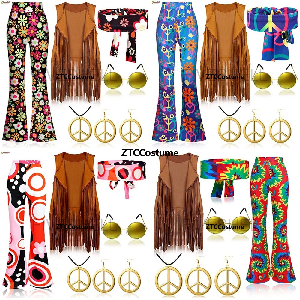 Hippie Costume Women 60s 70s P - مراجعة Women'S Accessories In The 60S وسعره