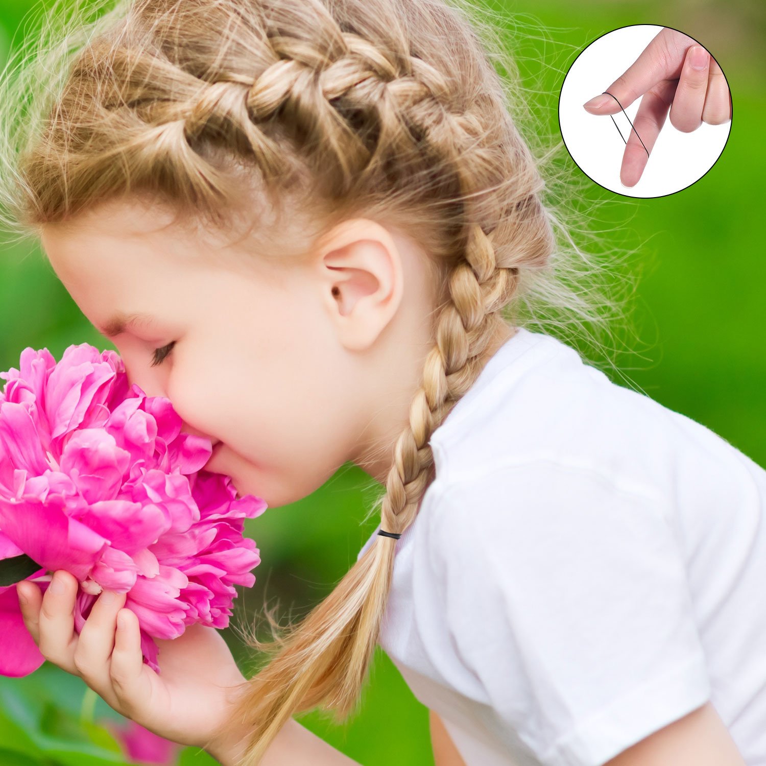 Mini Rubber Bands black Elasti - مراجعة Hair Band Elastic وسعره