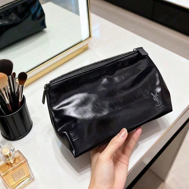 YSL Women's Black Rectangular  - مراجعة Women Accessories Organizer وسعره