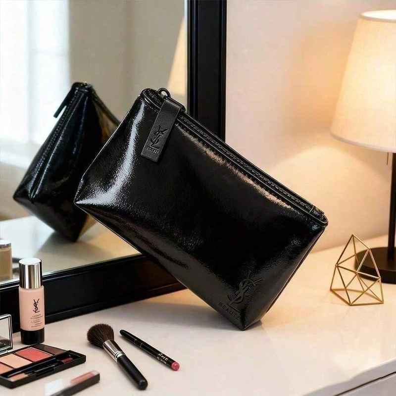YSL Women's Black Rectangular  - مراجعة Women Accessories Organizer وسعره