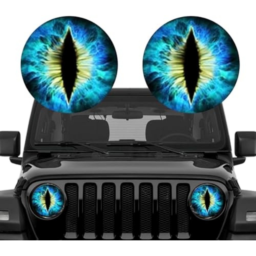 Beast Eyes Headlight Decals Pa - مراجعة Women'S Jeep Accessories وسعره