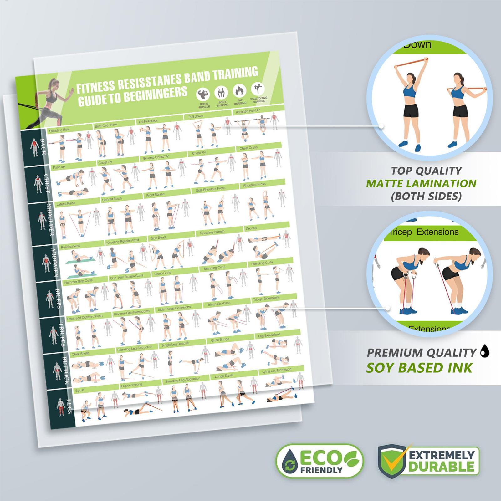 Exercise Posters Resistance Ba - مراجعة Women Accessories Poster وسعره