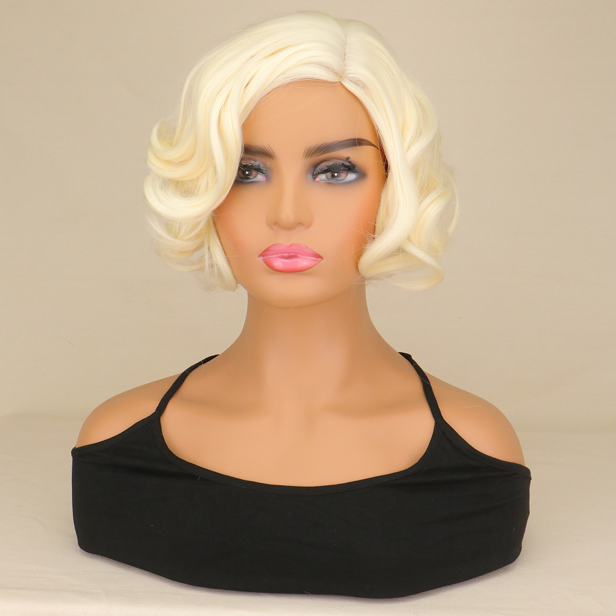 Women Synthetic Short Curly Ha - مراجعة Women'S Accessories In The 60S وسعره