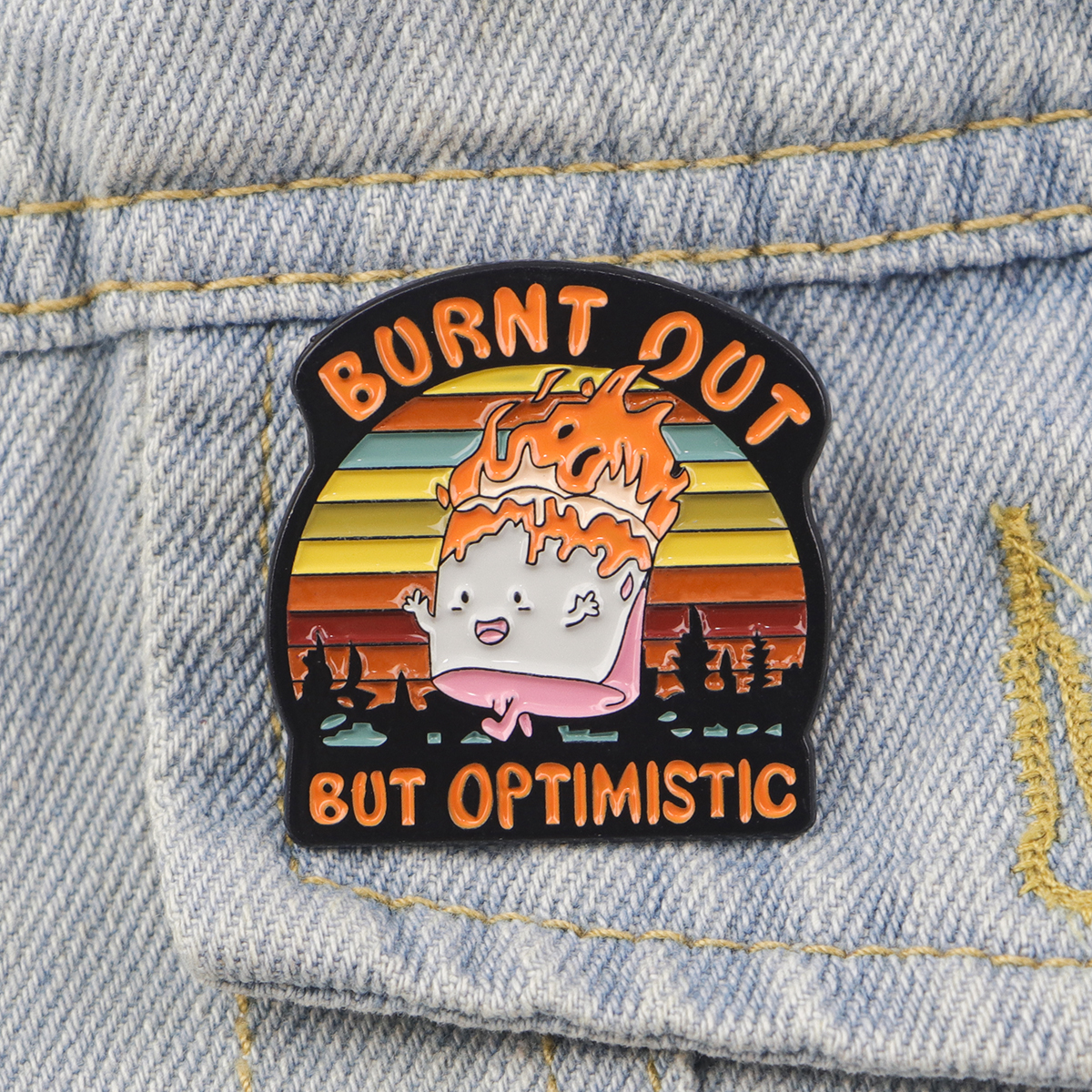 Fire Badges Enamel Pin Brooche - مراجعة Women Accessories Quotes وسعره