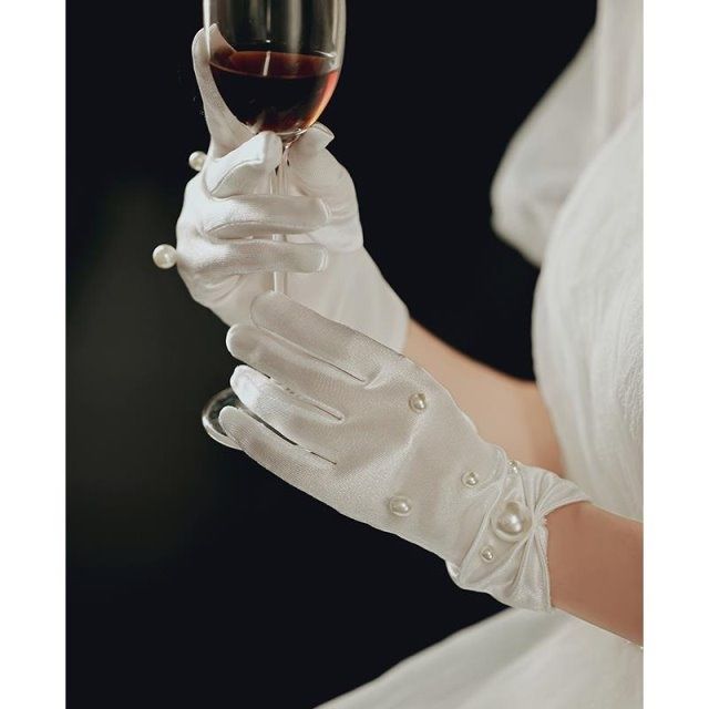 Vintage White Gloves Elegant P - مراجعة Women'S Accessories Categories وسعره